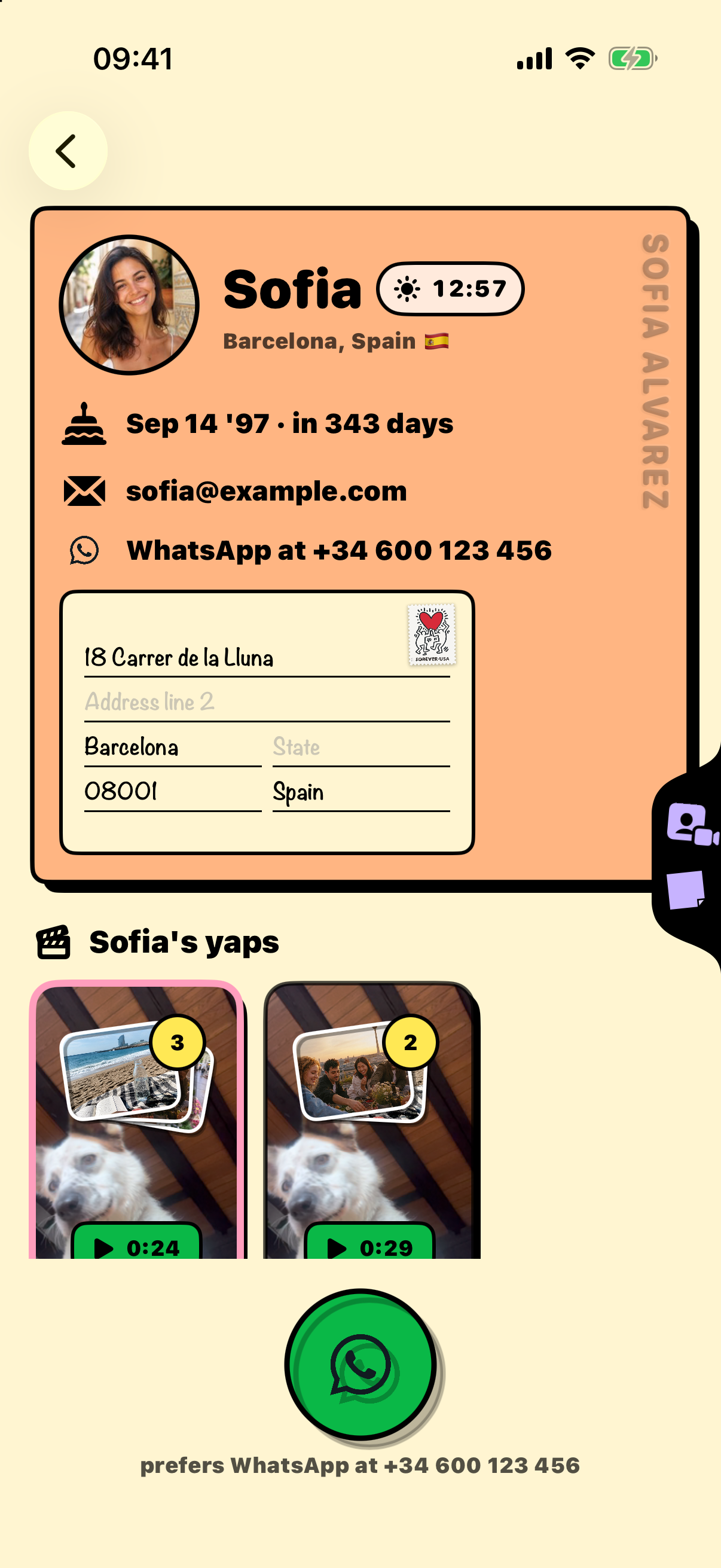 fwnds app screenshot: fwnd cards
