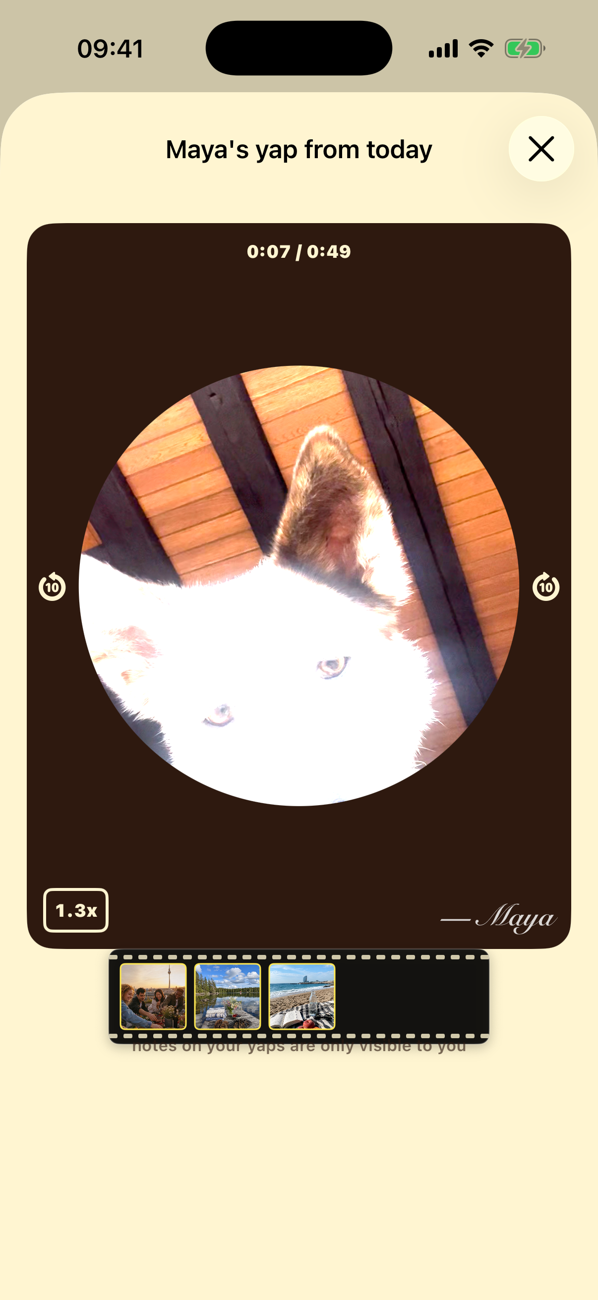 fwnds app screenshot: yaps